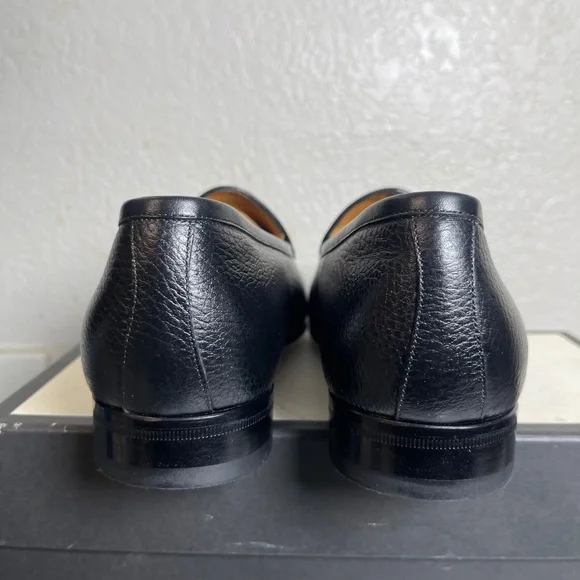 Beckett Simonon black pebbled leather loafers 9.5 - Picture 4 of 4